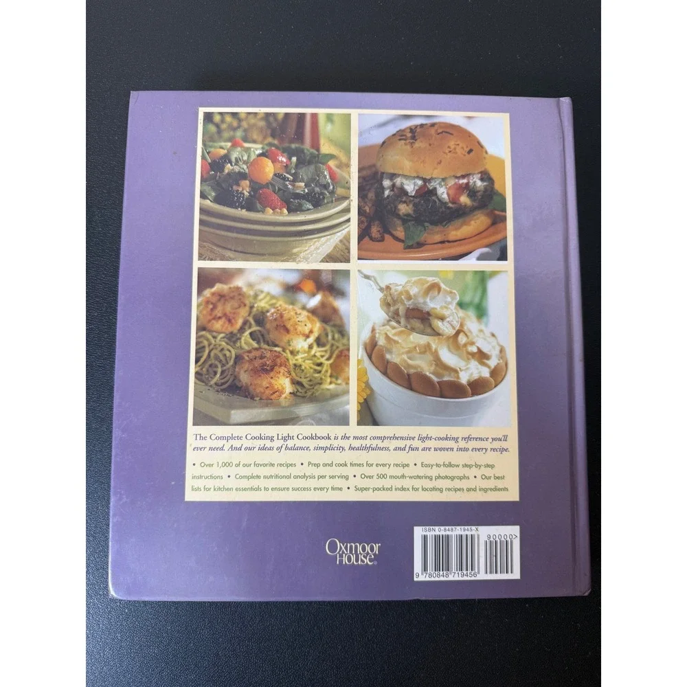 The Complete‎ Cooking Light Cookbook Oxmoor House Hardcover 1000+ Recipes 2000